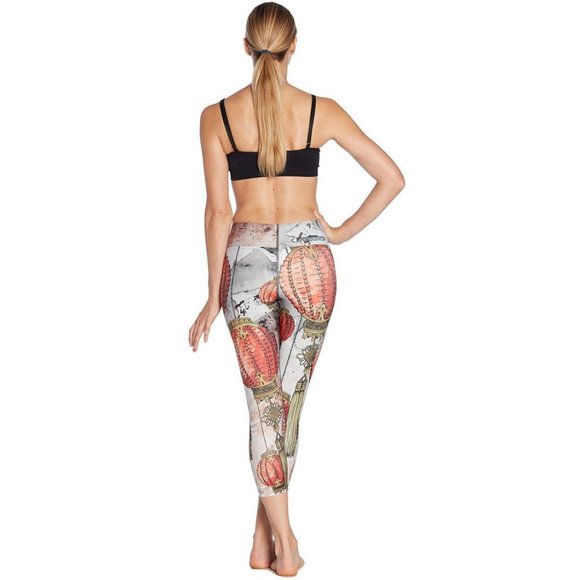 New Eagle Rock WerkShop Lanterns - Triathlon Capri Leggings Size Small - Picture 3 of 10